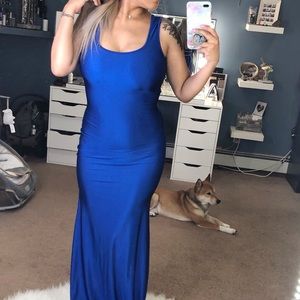 Royal blue gown SOLD